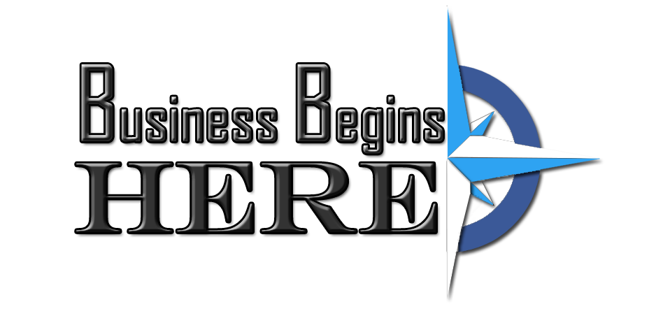 business begins here logo